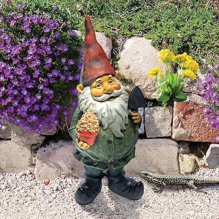 Design Toscano Dagobert with Gifts Garden Gnome Statue QM211261